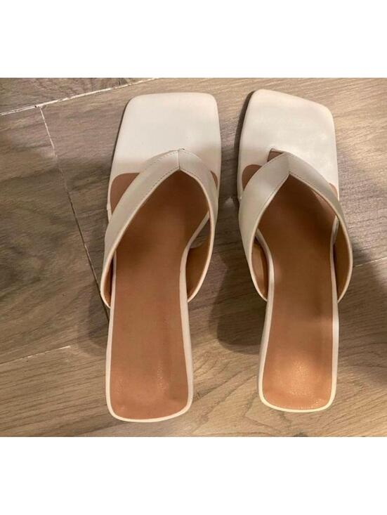 Shoes - White kitten heels